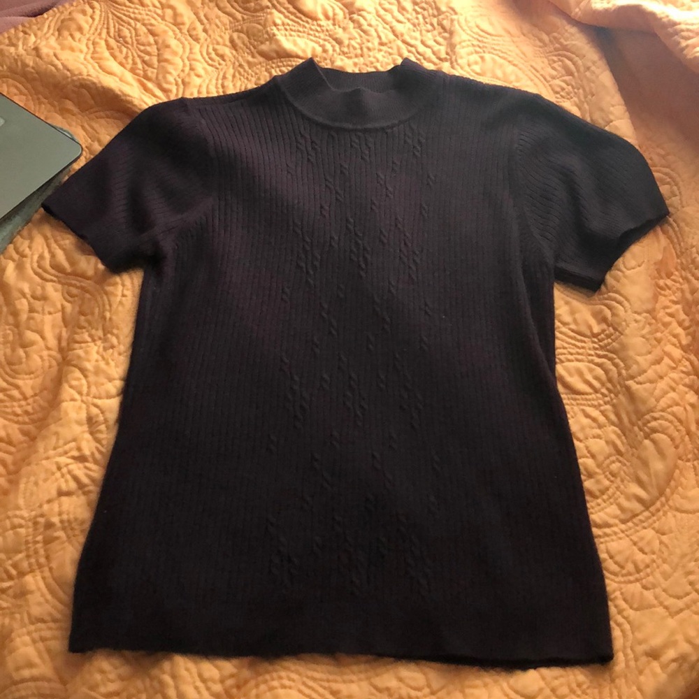 Plum colored sweater top